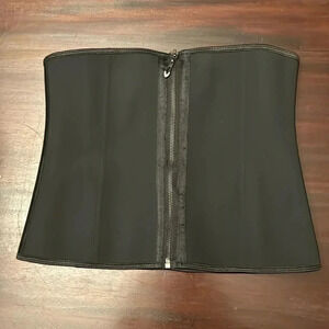 Waist Gang society black corset size large